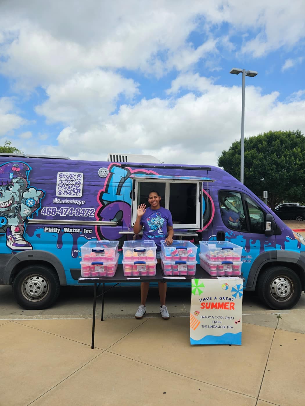 Iced Out Philly water ice catering serving Cedar Hill, TX