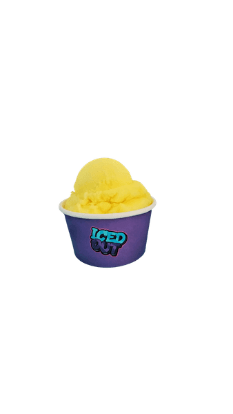 Cup of Pushin' Pineapple Philly water ice