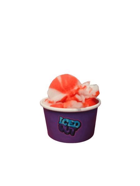 Cup of Strawberry D'Lite Philly water ice