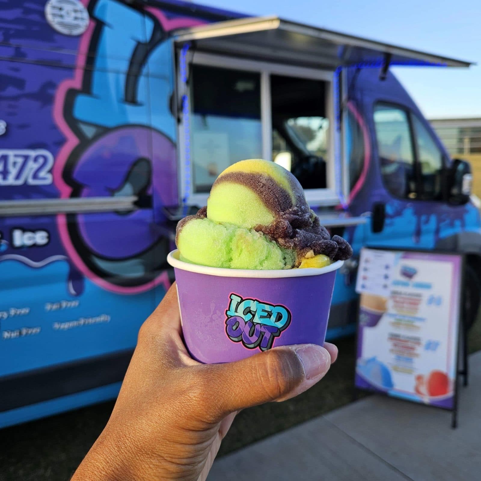 Philly water ice served at an Iced Out event