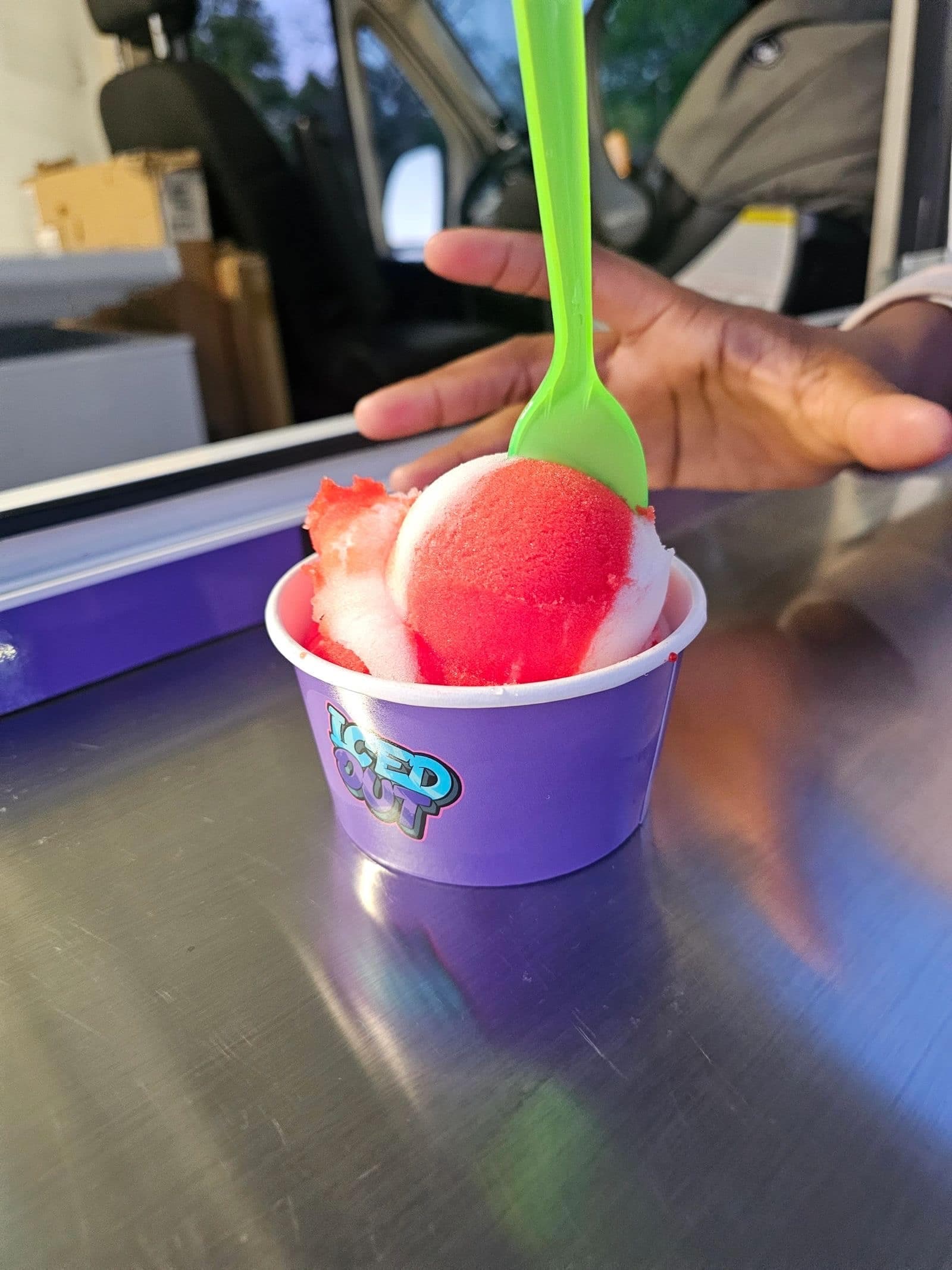 Smooth Philly water ice compared to a snow cone